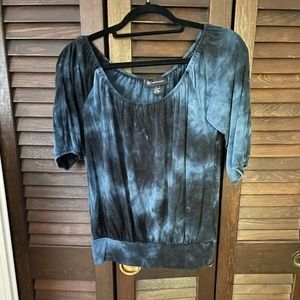 INC International Concepts Tie Dye Knit Blouse